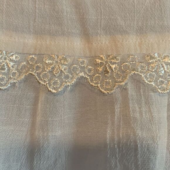 West bound petites, button down, long sleeve, tie waist, polyester/rayon pm - Picture 10 of 12